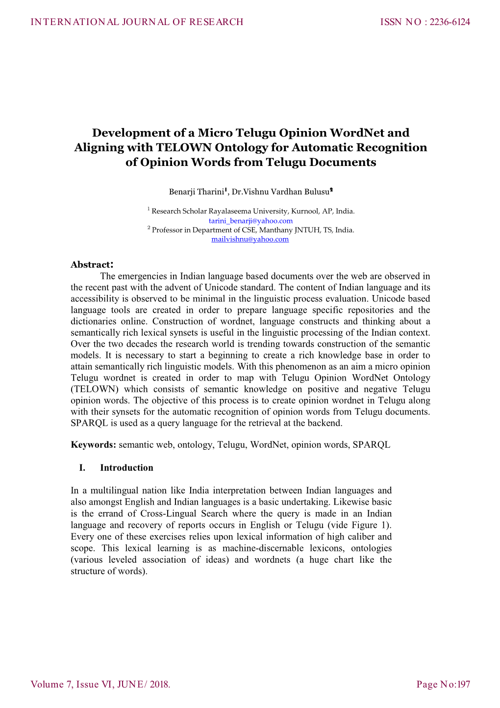 Development of a Micro Telugu Opinion Wordnet and Aligning with TELOWN Ontology for Automatic Recognition of Opinion Words from Telugu Documents