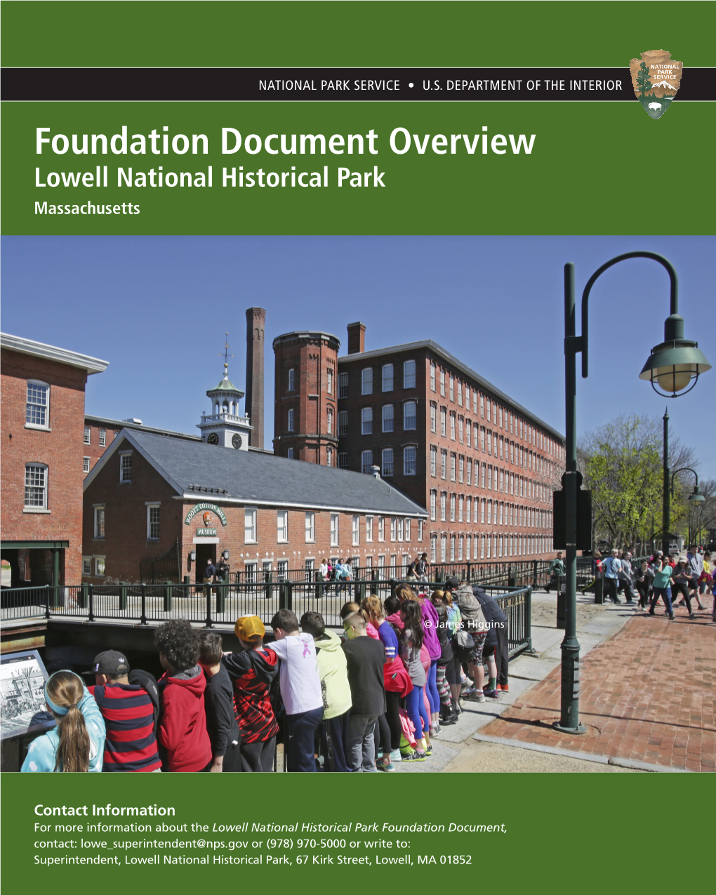 Foundation Document Overview, Lowell National Historical Park, Massachusetts