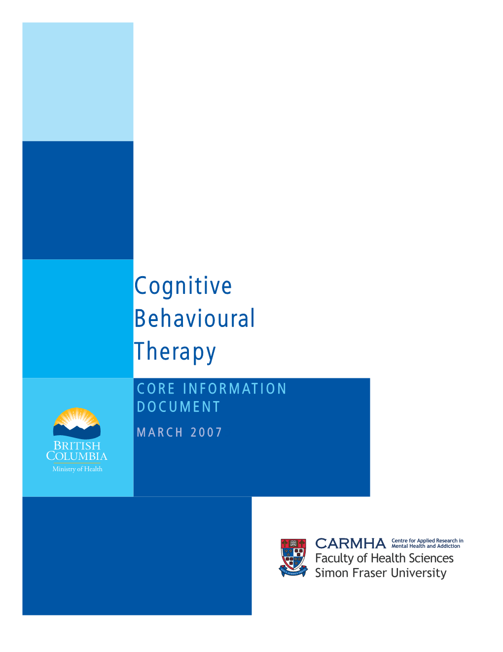 Cognitive Behavioural Therapy