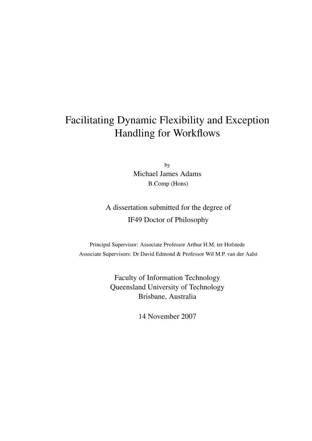 Michael James Adams Thesis