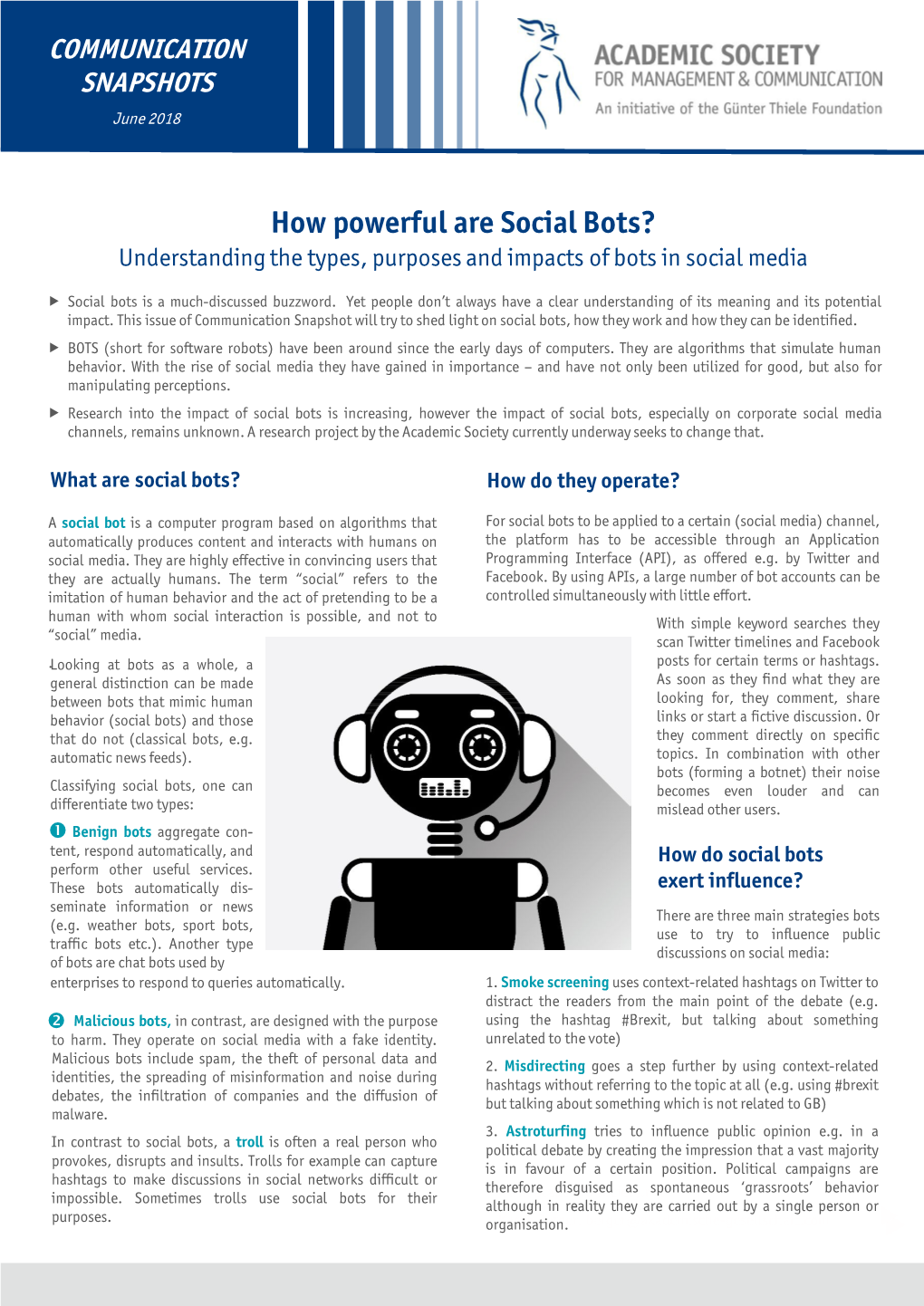 How Powerful Are Social Bots? Understanding the Types, Purposes and Impacts of Bots in Social Media