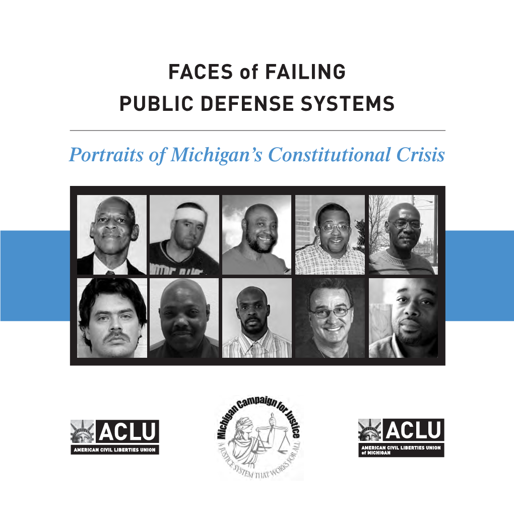 FACES of FAILING PUBLIC DEFENSE SYSTEMS