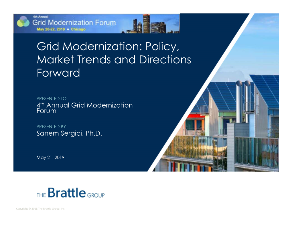 Grid Modernization: Policy, Market Trends and Directions Forward