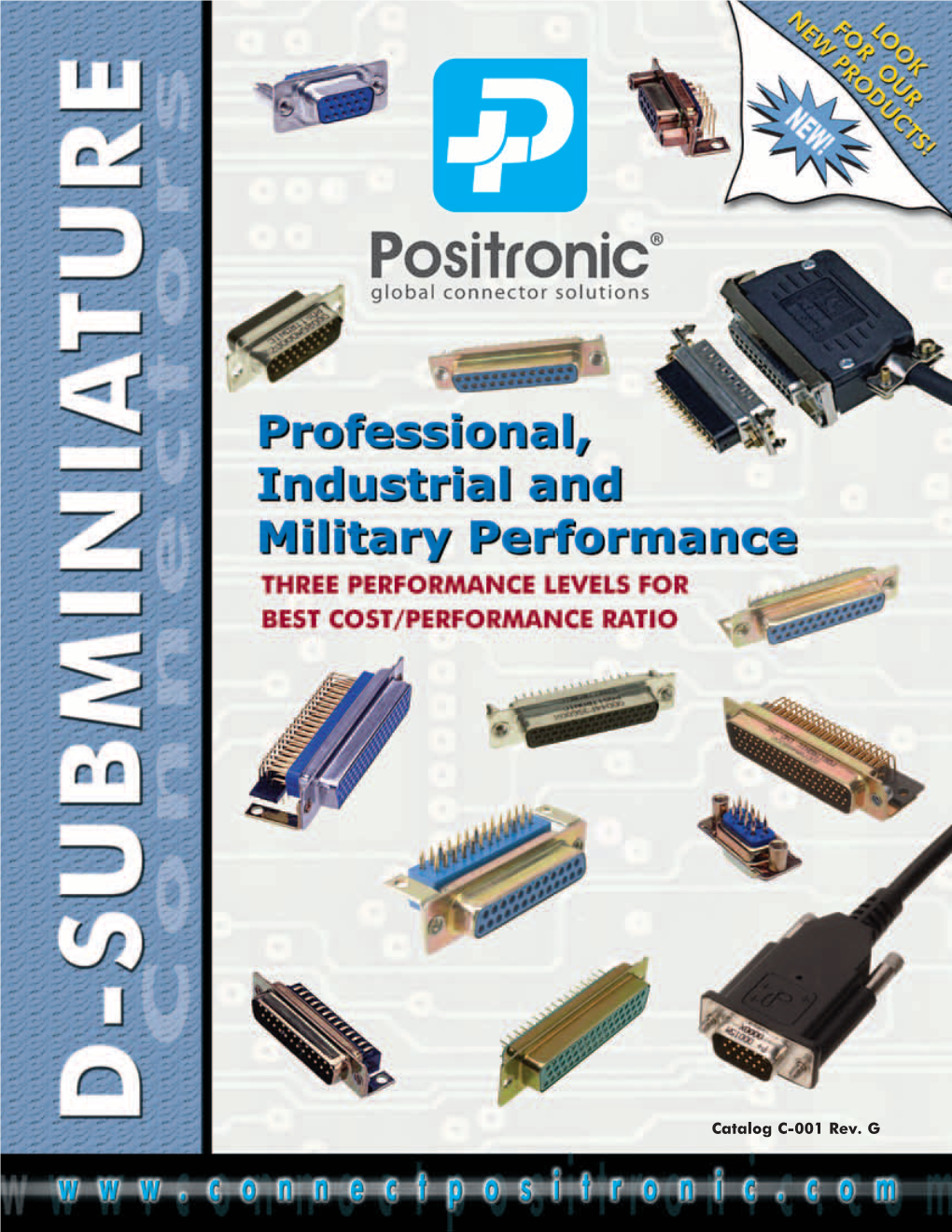 D-Subminiature Connectors Load- Initial Contact Resistance: 0.005 Ohms, Maximum