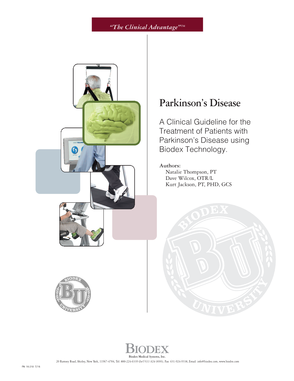 Biodex Clinical Guideline