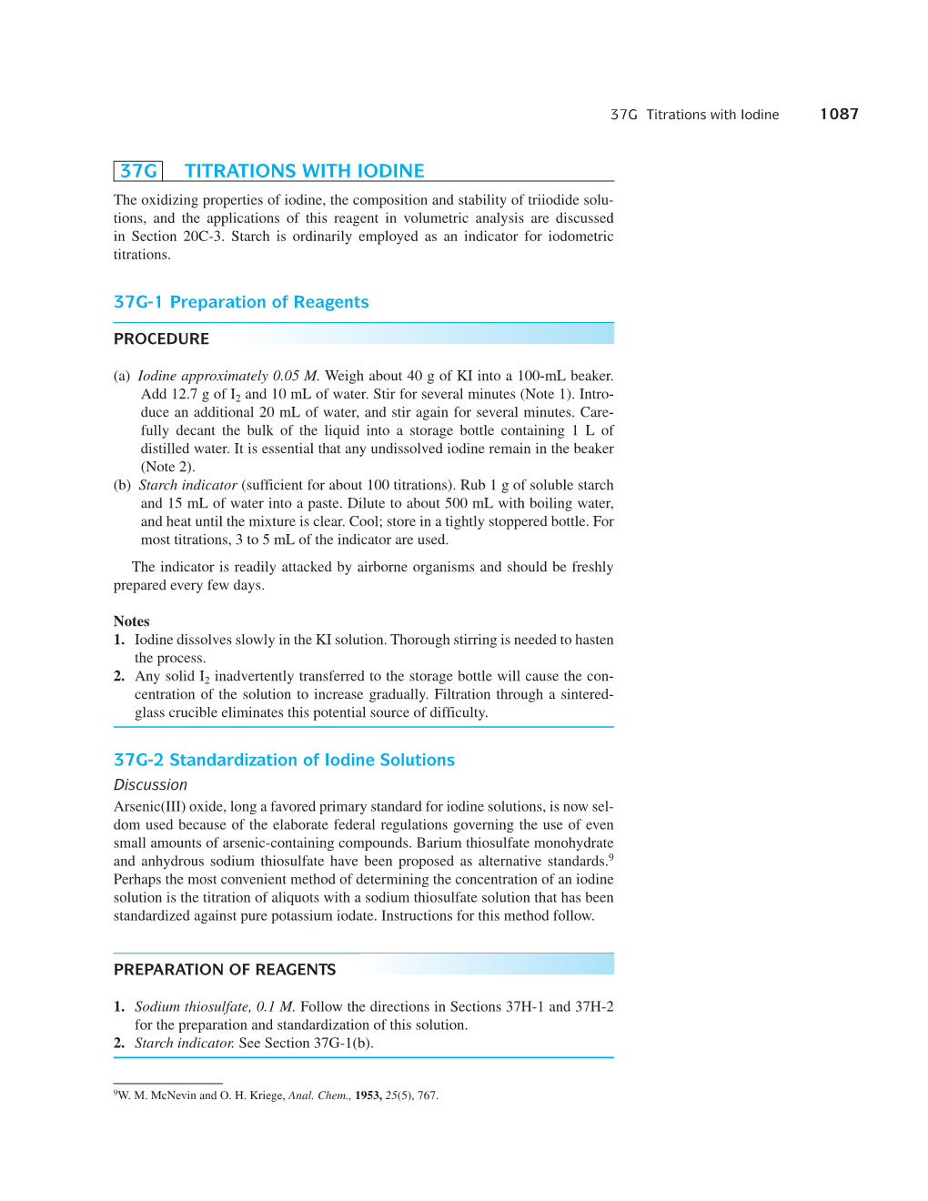 37G Titrations with Iodine 1087