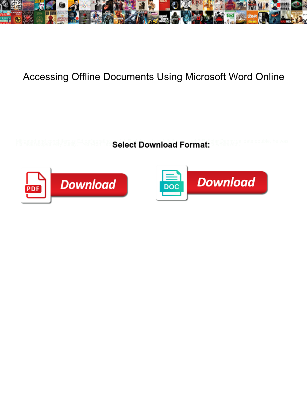 Accessing Offline Documents Using Microsoft Word Online