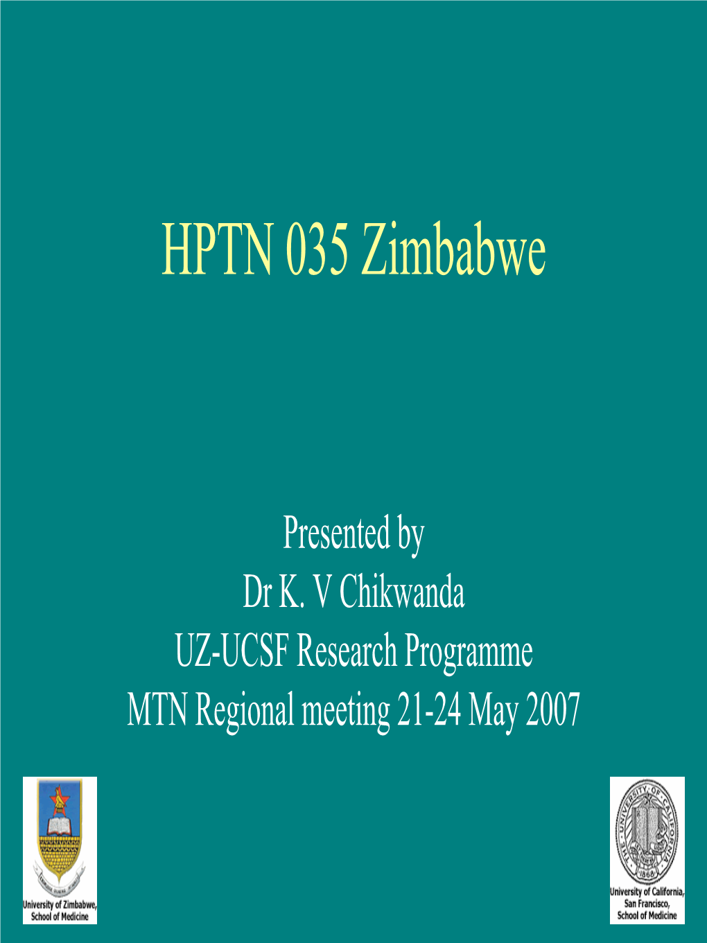 HPTN 035 Zimbabwe