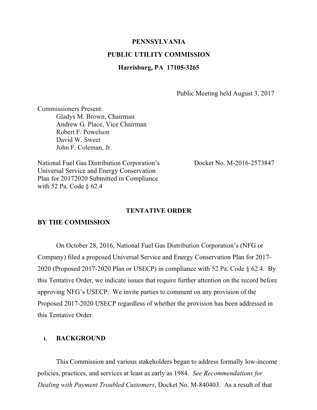 Public Utility Commission s13