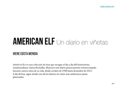 American Elf, Un Diario En Viñetas | Irene Costa Mendia