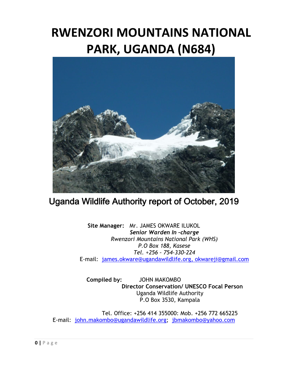 Rwenzori Mountains National Park, Uganda (N684)