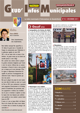 GEUD' Infos Municipales