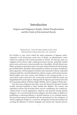 Introduction Empires and Indigenous Peoples, Global Transformation and the Limits of International Society