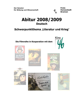 Abitur 2008/2009 Deutsch