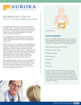 Microscopic Colitis Important Information Regarding Your Health