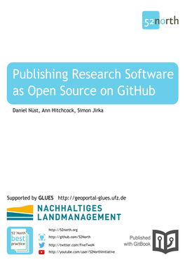 Publishing Research Software As Open Source on Github