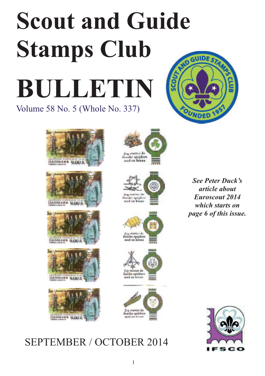 Scout and Guide Stamps Club BULLETIN #337