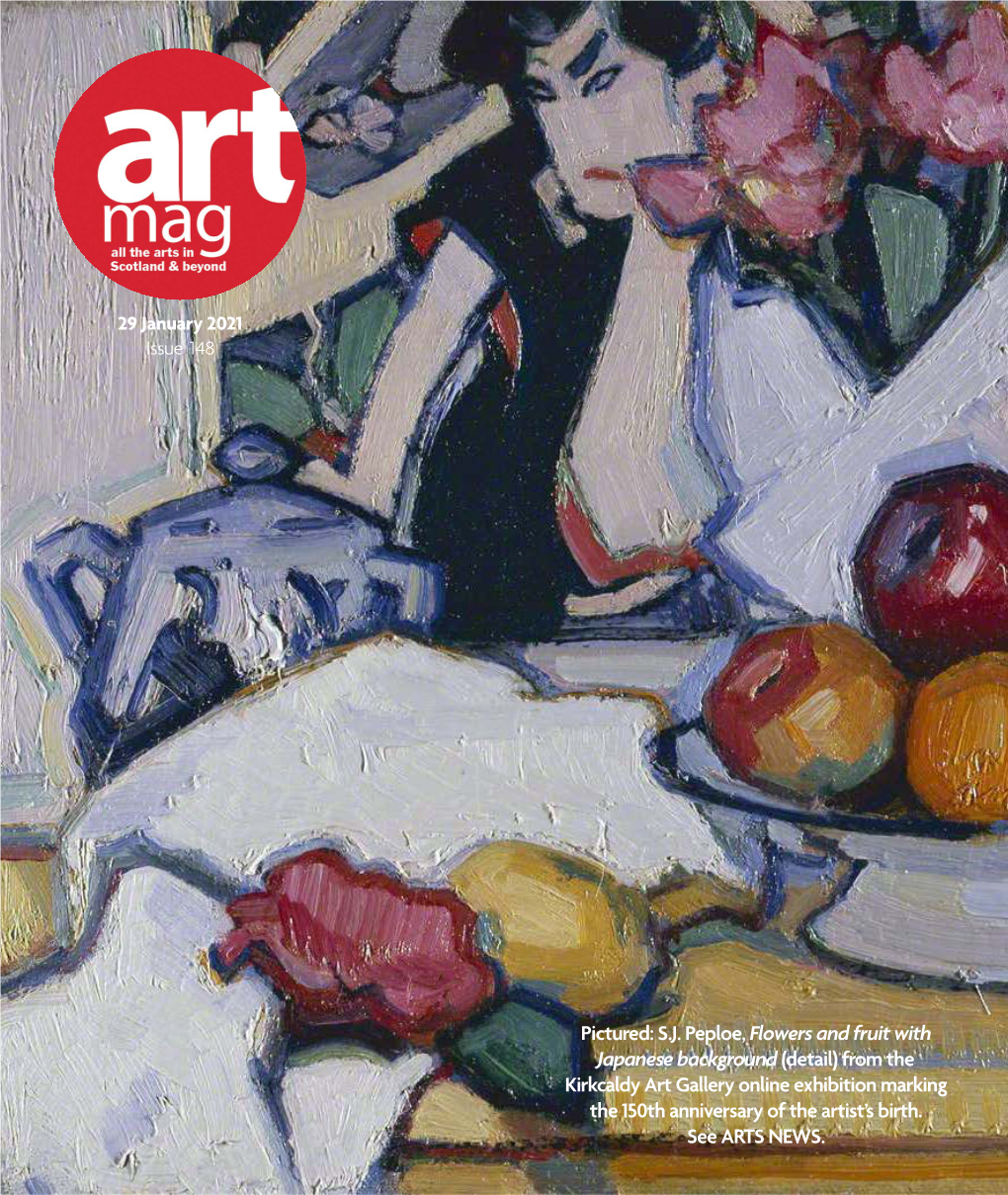 From the Kirkcaldy Art Gallery Online Exhibition Marking the 150Th Anniversary of the Artist’S Birth