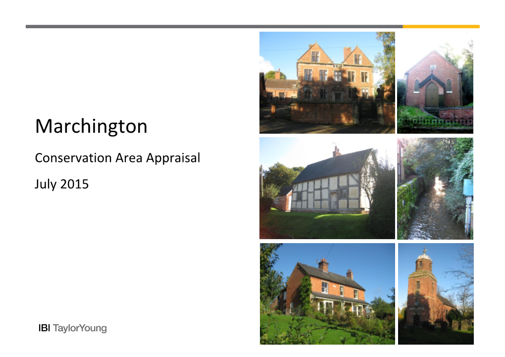 Marchington Conservation Area Appraisal 2015