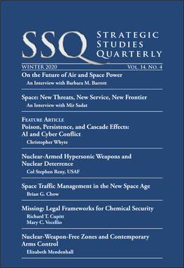 Strategic Studies Quarterly Winter 2020 Vol 14, No. 4