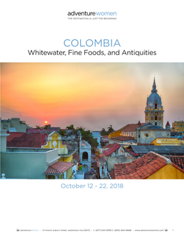 Colombia Adventure Tour for Women