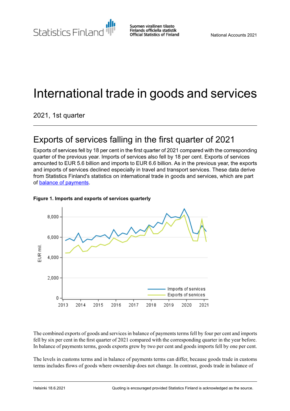 International Trade in Goods and Services