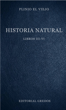 Historia Natural Libros Iii-Vi