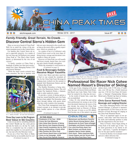 Professional Ski Racer Nick Cohee Named Resort's Director of Skiing