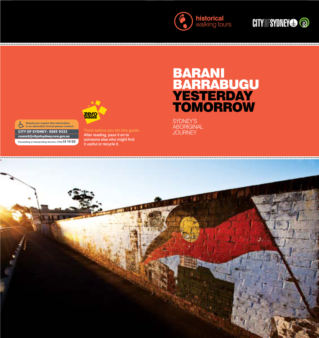 Barani/Barrabugu (Yesterday/Tomorrow) Walking Tour