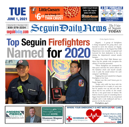 Top Seguin Firefighters Beyond to Serve the Citizens of Seguin