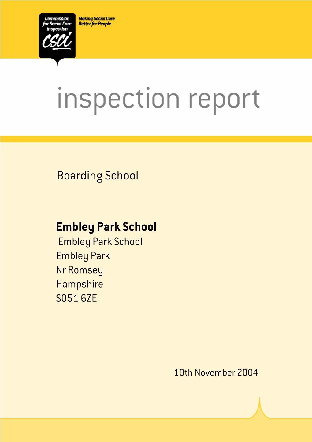 Embley Park School Boarding School