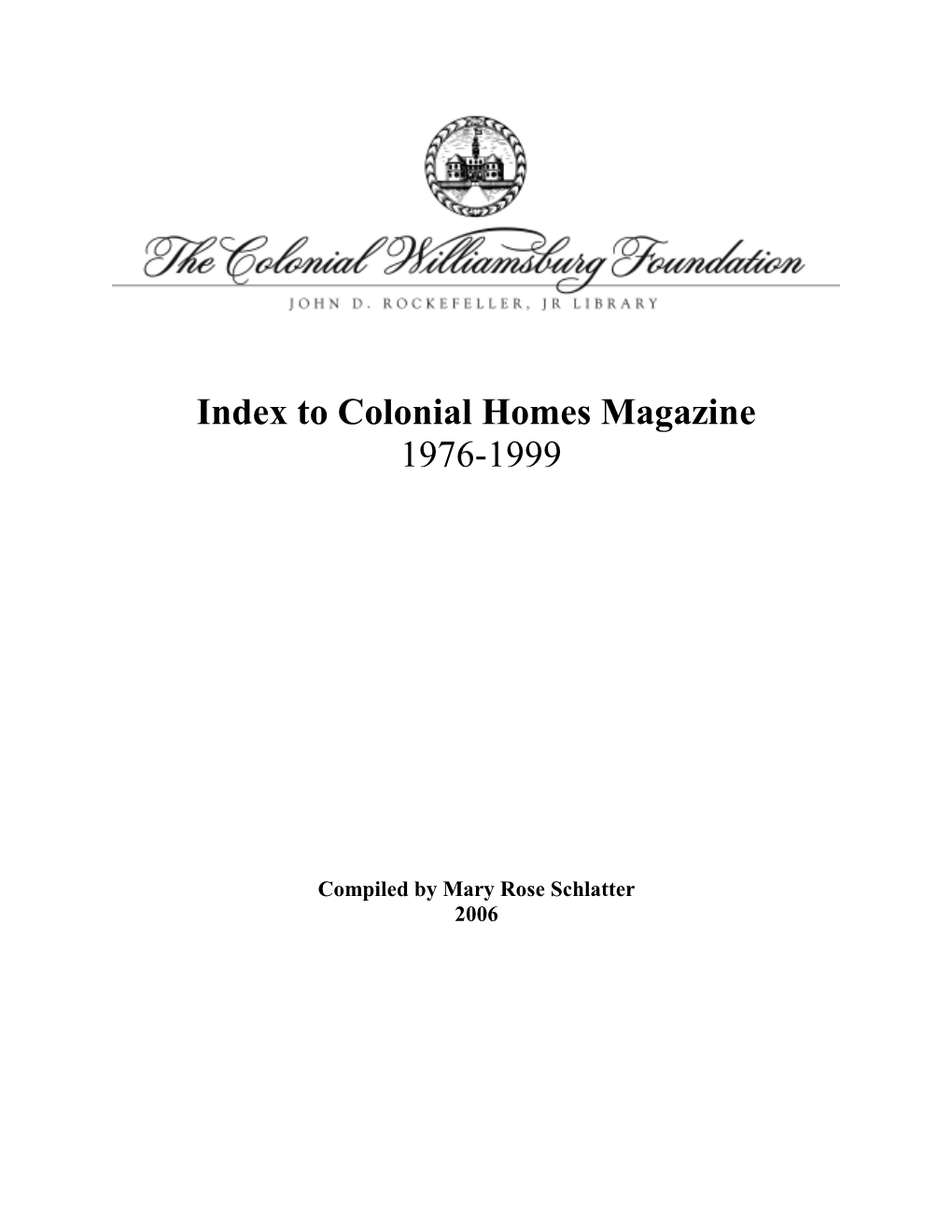 Colonial Homes Magazine 1976-1999