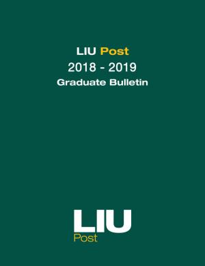 Long Island University C.W. Post Campus Bulletin
