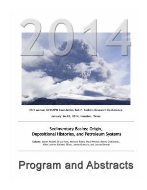 Program and Abstracts for the 2014 GCSSEPM Bob F. Perkins