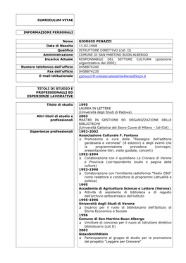 Curriculum Vitae