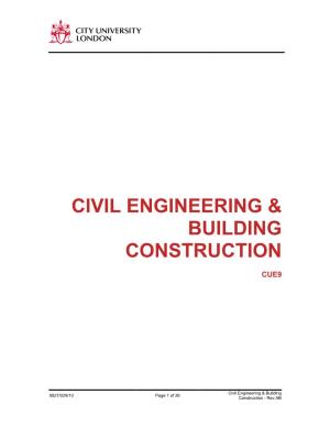 Civil Engineering & Building Construction