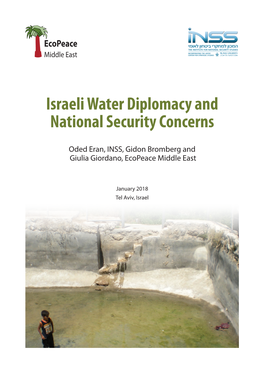 Israeli Water Diplomacy and National Security Concerns