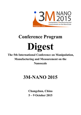 Conference Program Digest 2015.Pdf