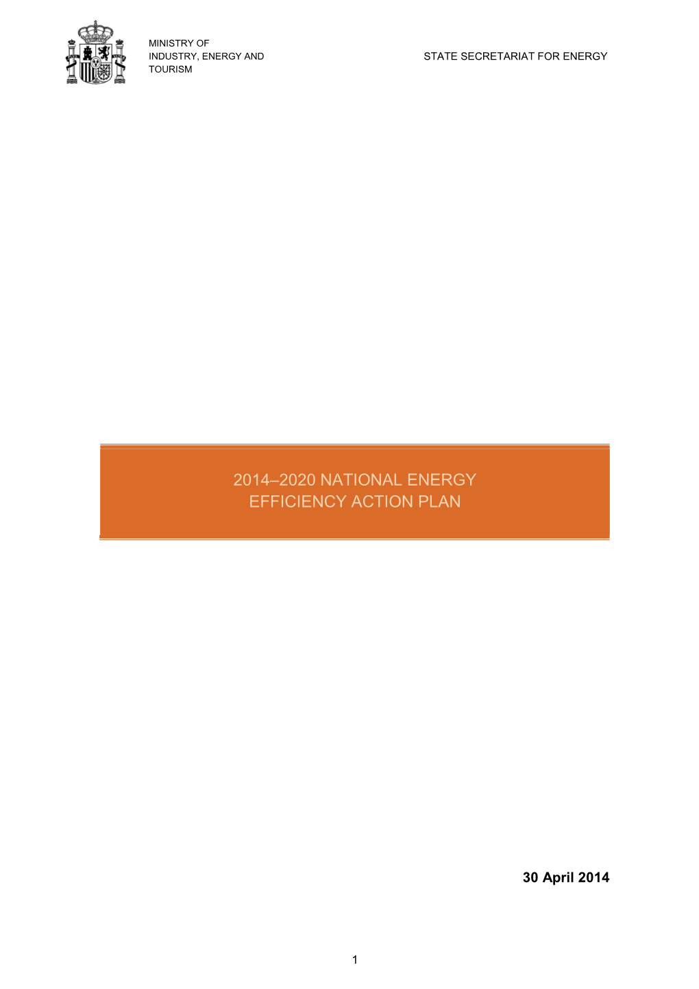 2014–2020 National Energy Efficiency Action Plan