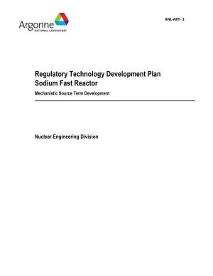 Regulatory Technology Development Plan Sodium Fast Reactor Mechanistic Source Term Development