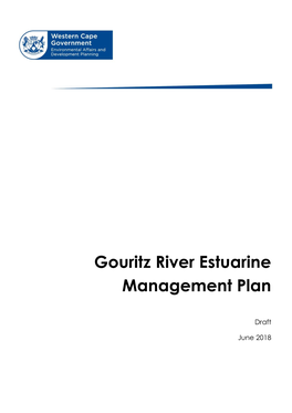 Gouritz River Estuarine Management Plan