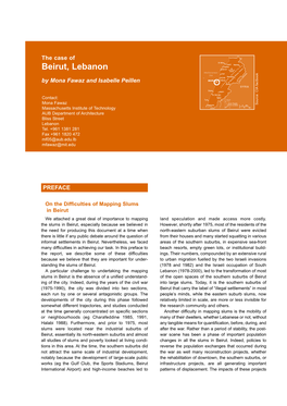 The Case of Beirut, Lebanon by Mona Fawaz and Isabelle Peillen