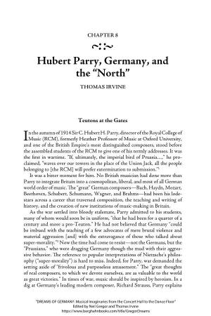 Chapter 8. Hubert Parry, Germany, and the “North”