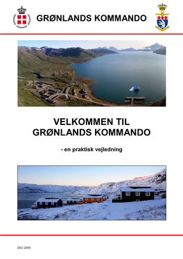 Velkommen Til Grønlands Kommando