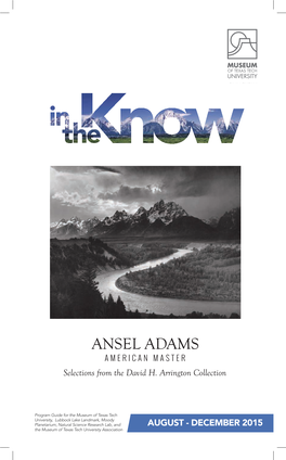 Ansel Adams: American Master Selections from the David H
