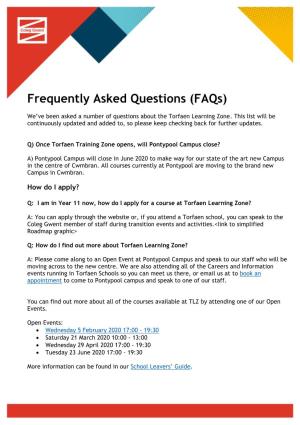 Frequently Asked Questions (Faqs)
