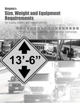 Size, Weight and Equipment Manual