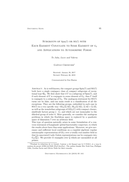 Subgroups of Spin(7) Or SO(7) with Each Element Conjugate to Some