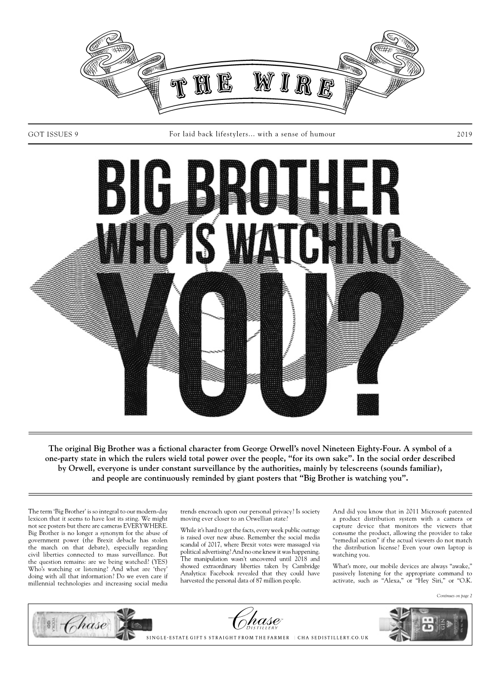 The Original Big Brother Was a Fictional Character from George Orwell's