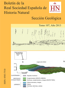 Boletín De La Real Sociedad Española De Historia Natural Sección Geológica